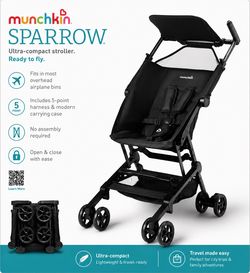 Munchkin sparrow ultra compact stroller NEW