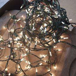 White CHRISTMAS lights