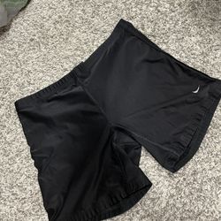 Black Nike Dri-Fit Spandex Shorts Size S