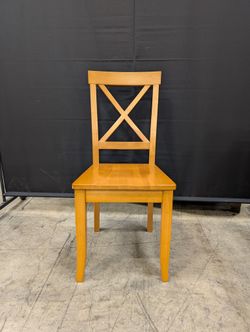 Classic Wooden X-Back Dining Chairs,