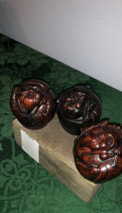 Set Chinese / Asian wise men warriors