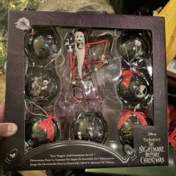 Nightmare Before Christmas Disney Ornament Set New