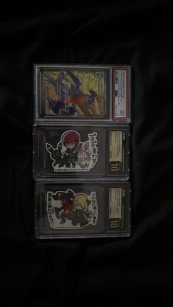 Graded Pokémon Cards Lot of 3