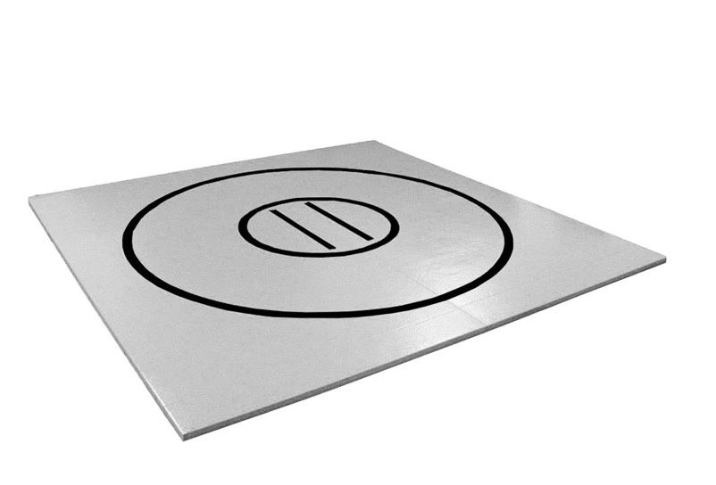 wrestling or jiujitsu mat