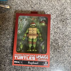 NECA TMNT x Usagi Yojimbo Raphael Action Figure Teenage Mutant Ninja Turtles