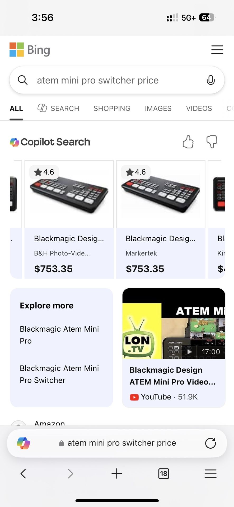Atem Mini Pro Blackmagic