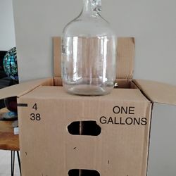One Gallon Glass Jug