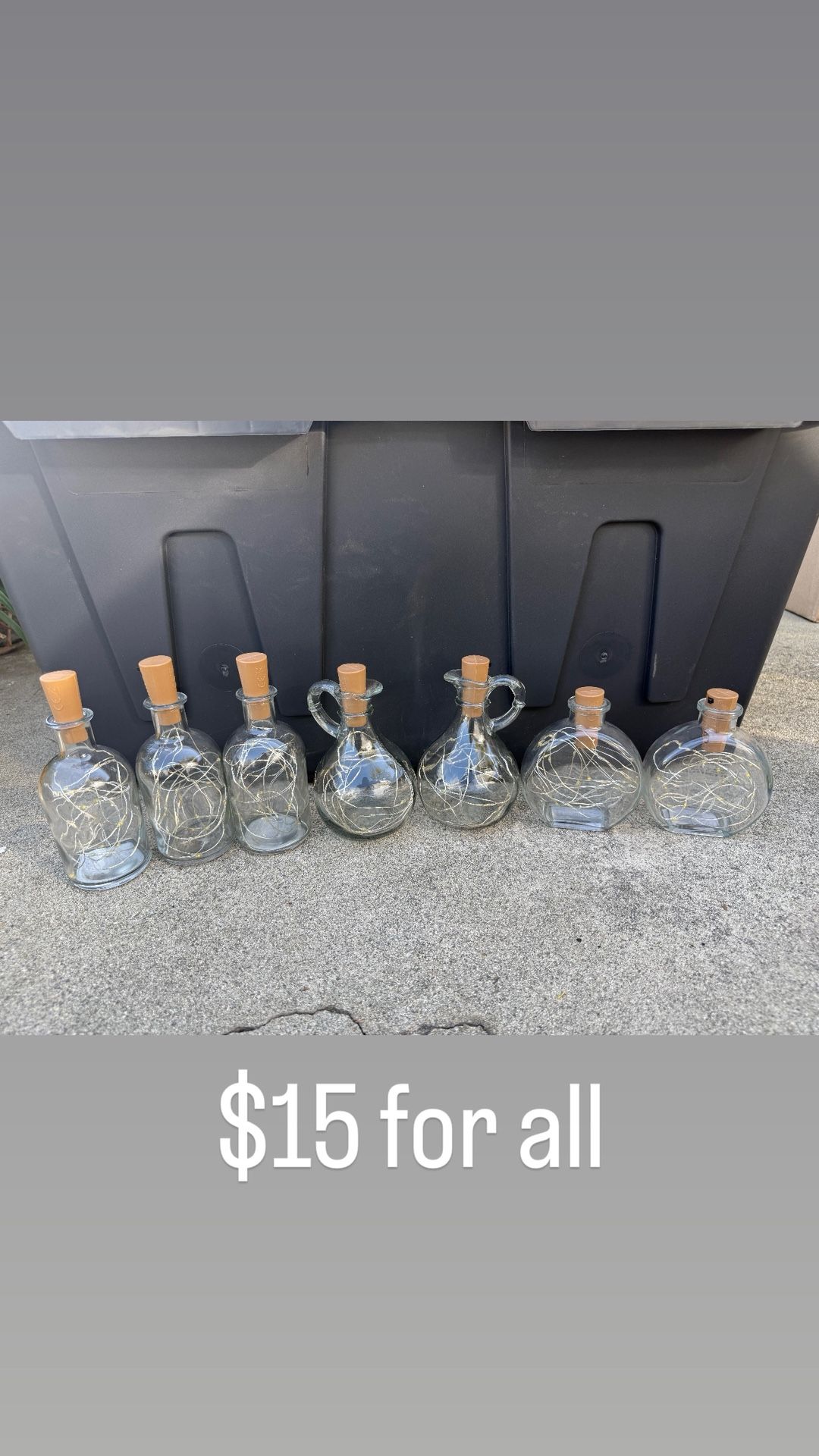 Bottles With Lights