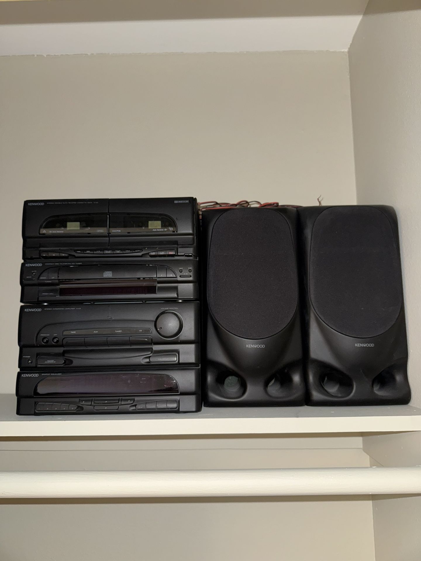 Vintage 90’s Kenwood stereo component system