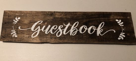 Wedding Wood signs