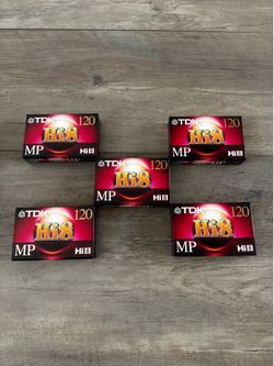 TDK Hi8 MP 120 Cassette Camcorder Tapes