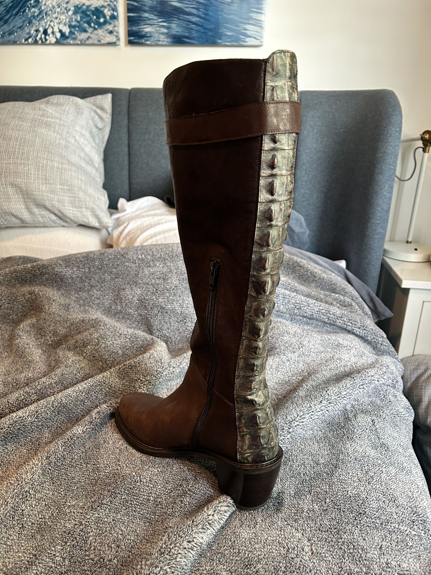 Alligator Skin Boots
