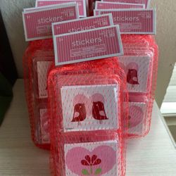 Valentine’s Stickers 15 Bags Each With 32 Stickers 