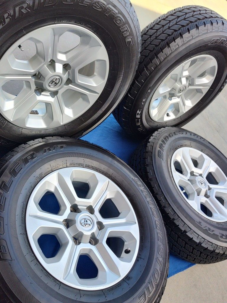 17" Toyota Wheels Tires Like NEW BRIDGESTONE