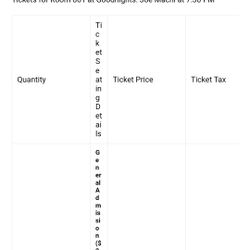Joe Machi Tickets