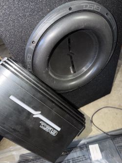 DS 18 subwoofers with amp and $250 box WORKS PERFECTLY