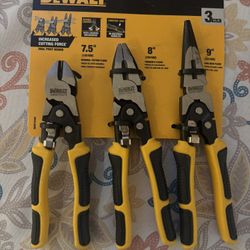 DeWalt Compound Plier Set (3-pack)  *BRAND NEW: Still In Original Packaging 