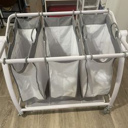 Laundry Cart - Rolling - Good Condition 