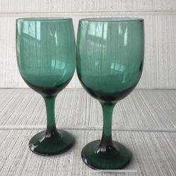 Vintage Premiere Dark Green Libbey