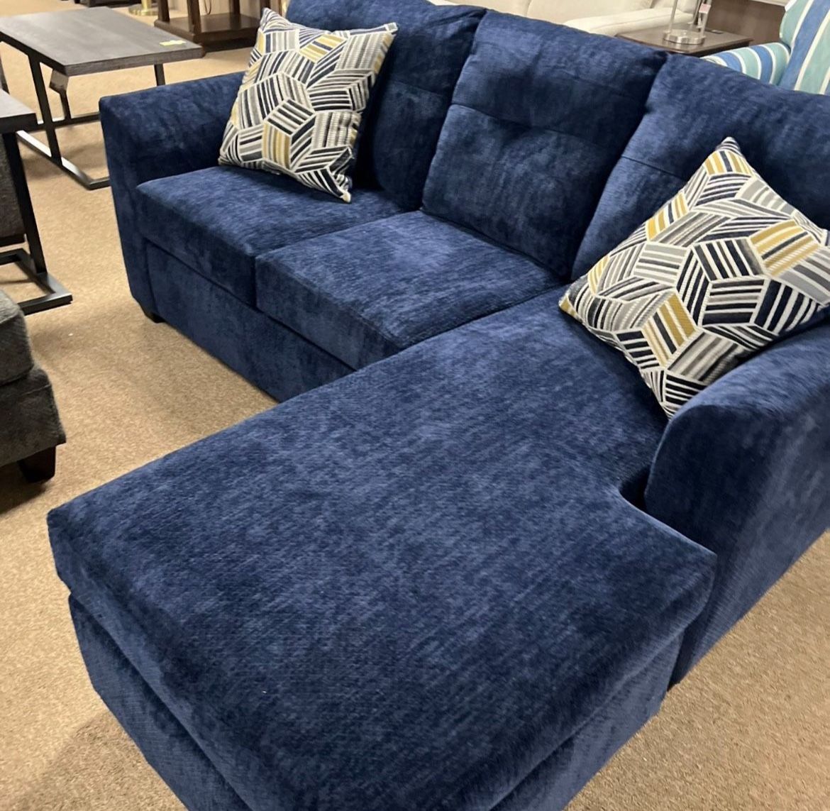 Stylish Revering Chaise Sectional