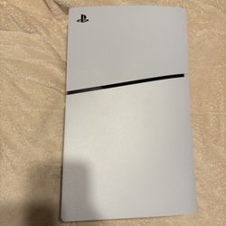 White PlayStation 5 Slim 