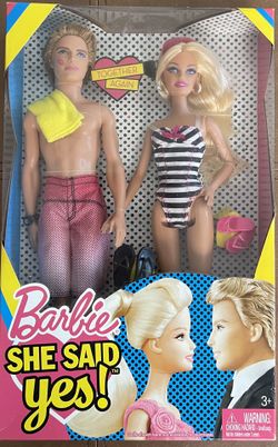 2010 She Said Yes! Barbie & Ken Together Again!  NOT $1 MAKE ME AN OFFER 