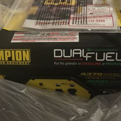 Champion Generator 3500/4375 watt.