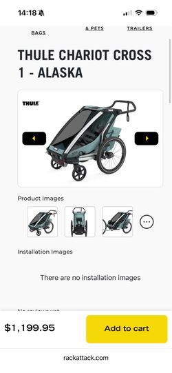 Thule chariot cross 1