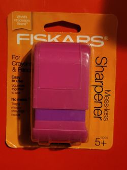 Pink Fiskars Sharpener $2 (One Available)