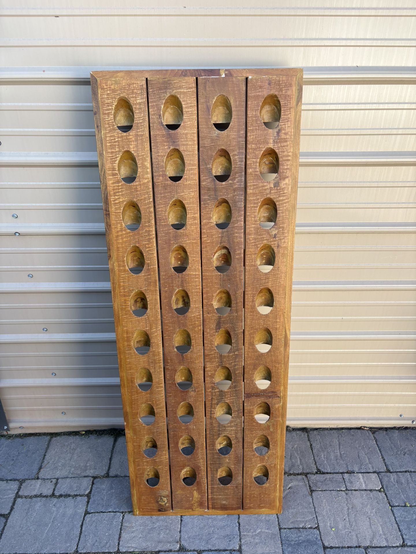 Pottery Barn Wine Bottle Wall Rack