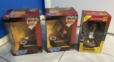 Vintage Kenner NBA action figures Starting Lineup and Headliners (3 for $15)