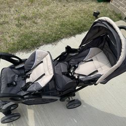 SIT N' STAND Baby Double Stroller