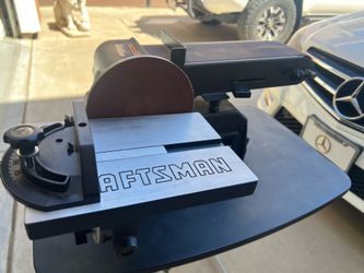 Sears craftsman 4x36 belt and 6inch disc sander