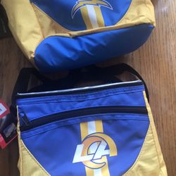 LA Rams /L A Chargers Cooler Bag $12.50 Each 