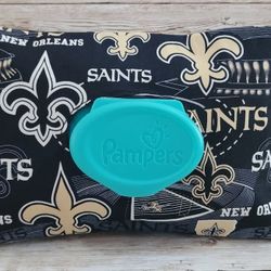 Saints Pampers Wipes Cover 