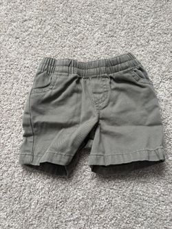 Green Baby Shorts. 0-3 Months 
