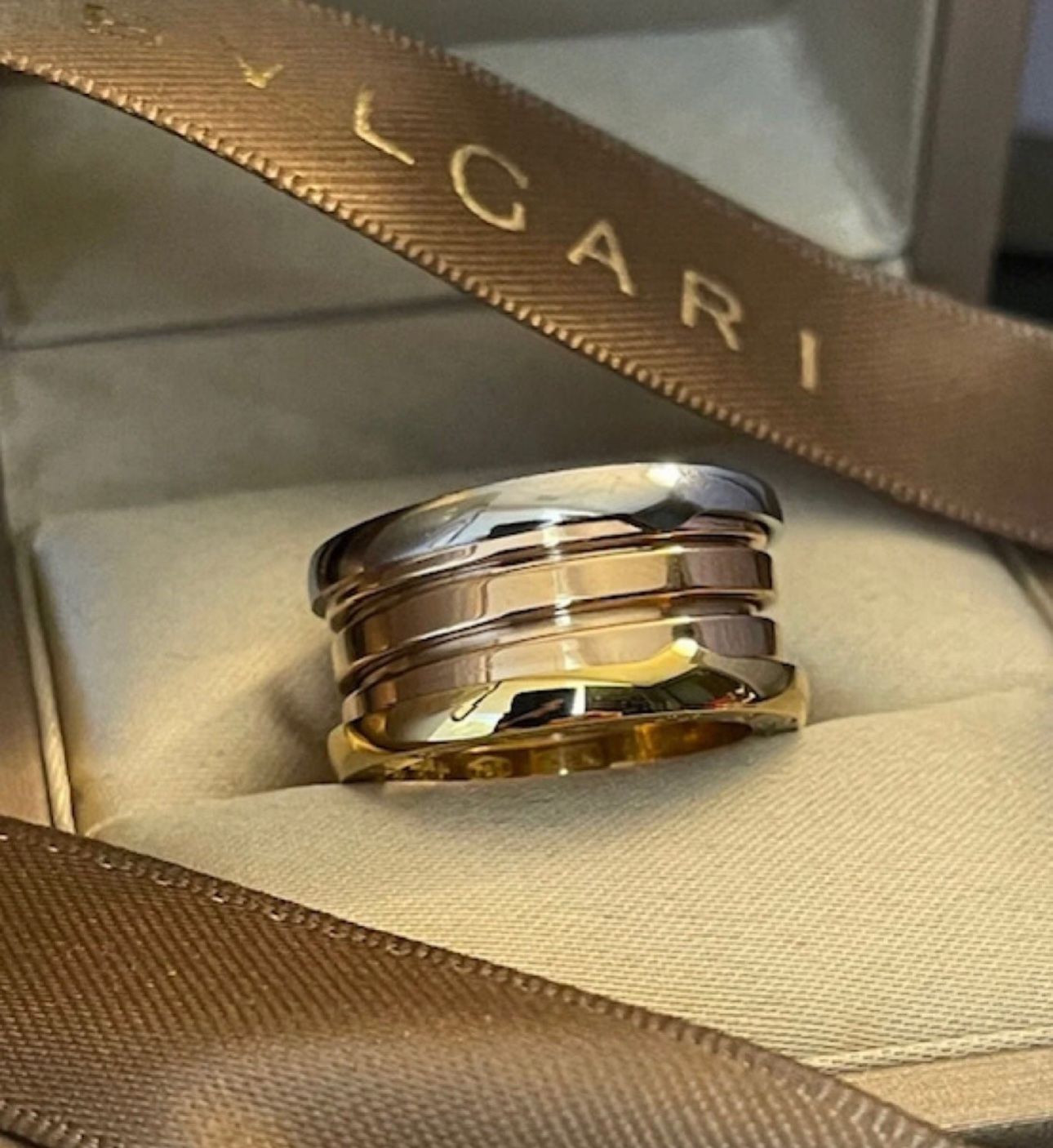B Zero Tri-Color Size 7 ring