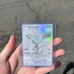 Reshiram EX BWR White Flare Raw ( Ungraded )