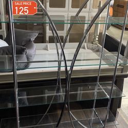 Glass X-Style Shelves 