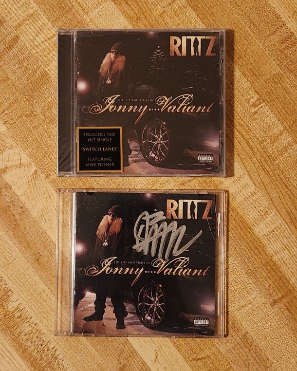 RITTZ - The Life & Times Of Johnny Valiant Autographed CD