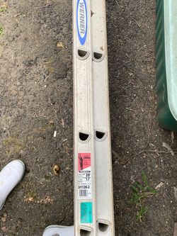 Werner 20ft aluminum extension ladder