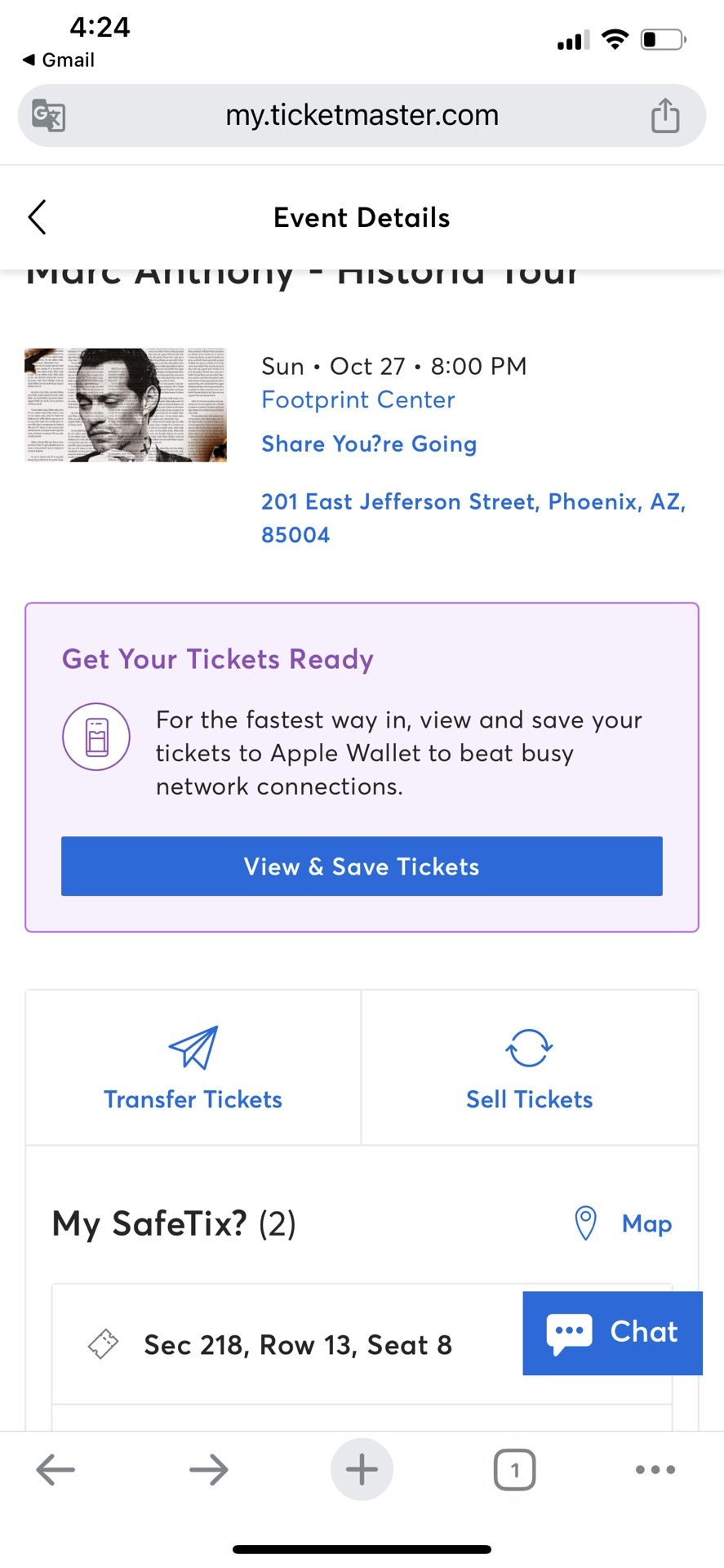 Marc Anthony Tickets For Sale
