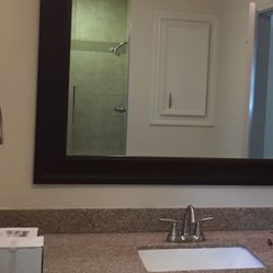 Bathroom Granite Countertop With Sink And Faucet 