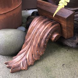 Hand Carved Shelf