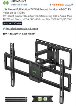 TV Wall Mount:  42" - 90"