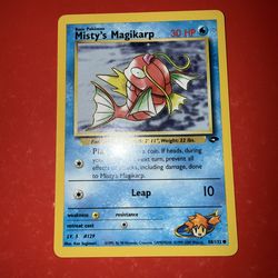 Misty’s Magikarp 88/132 Pokemon Gym Challenge Unlimited Common Lightly Played