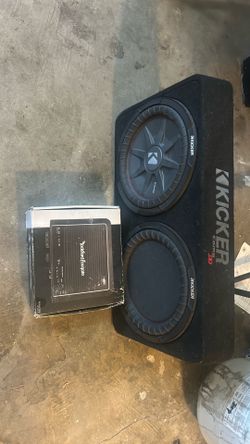 12 inch kicker subs with an amp