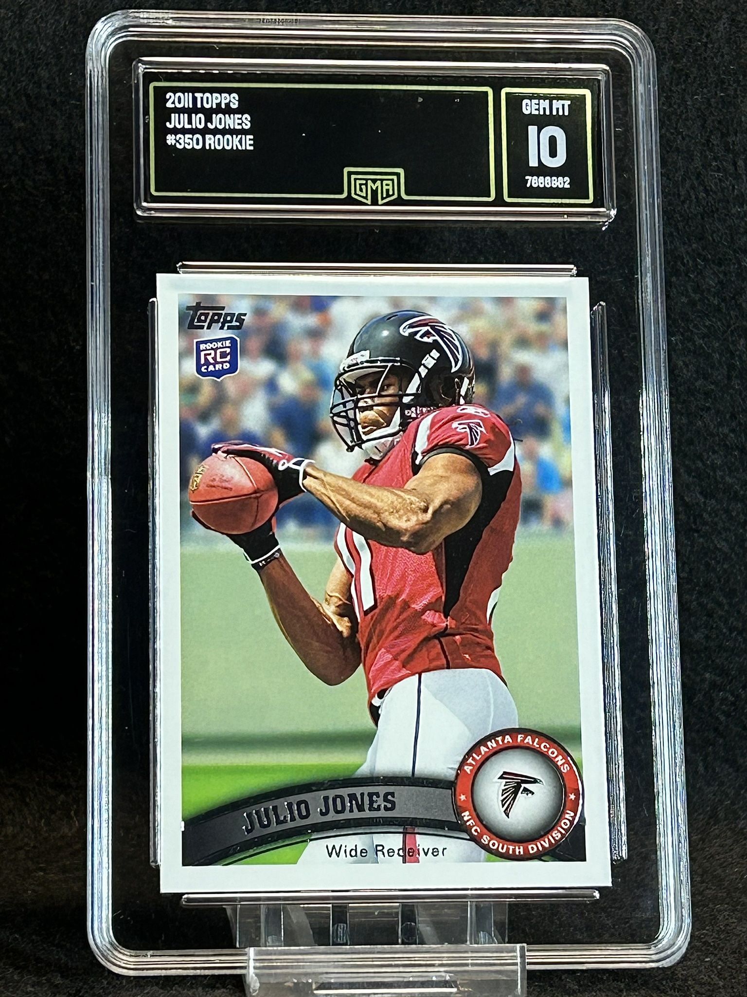 2011 Topps 🔥 Julio Jones 🔥 Rookie GMA 10 💎 Mint - Atlanta Falcons