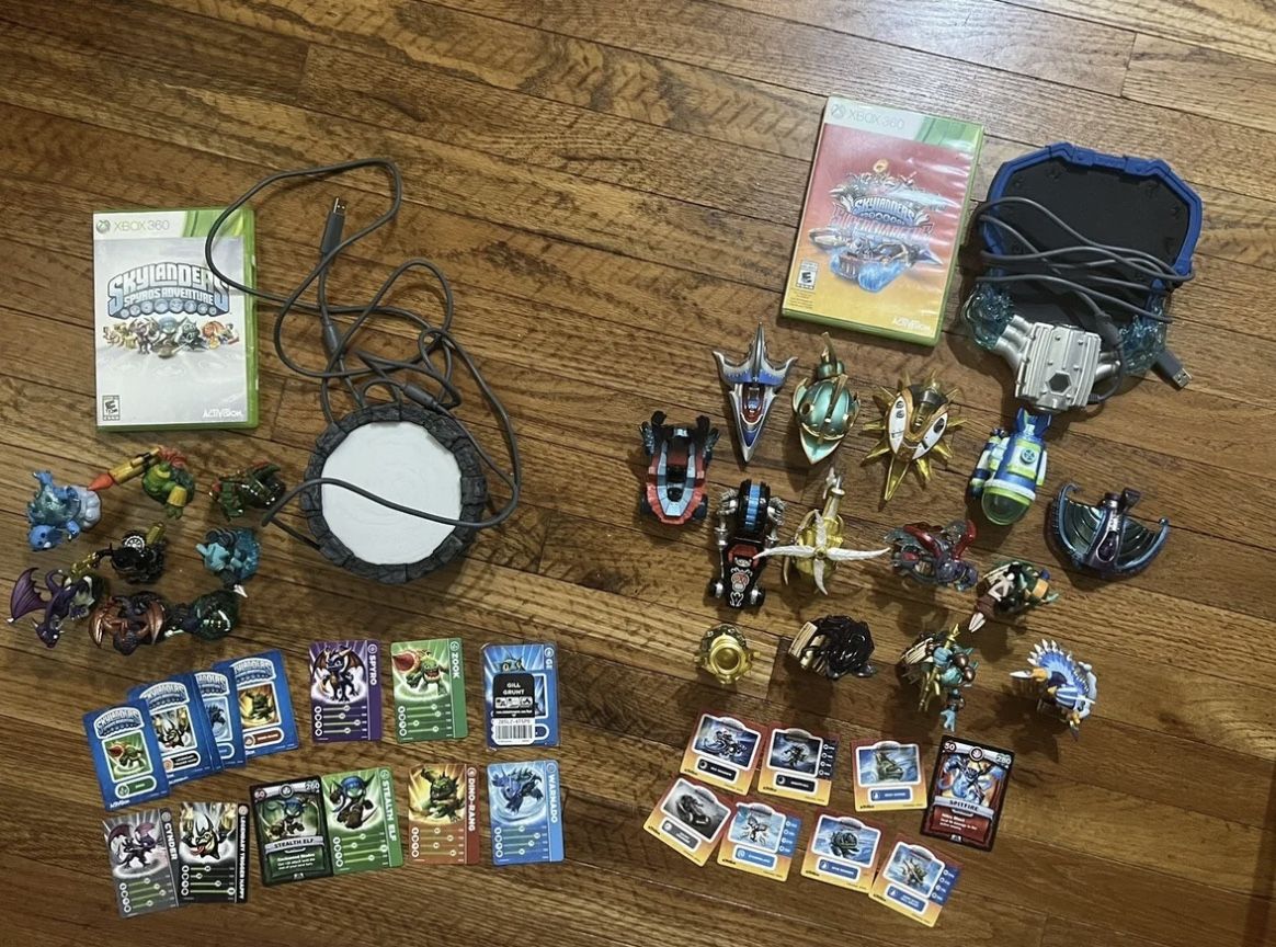 Skylanders Xbox 360, Superchargers, Spyros Adventure, Characters and Portals