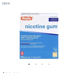 Rugby Nicotine gum